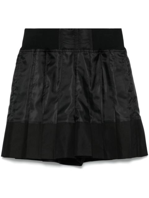 sacai panelled shorts
