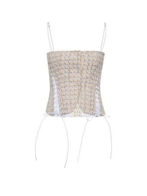 Lace-up corset