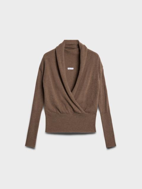 7 For All Mankind WRAP V-NECK SWEATER in Wool