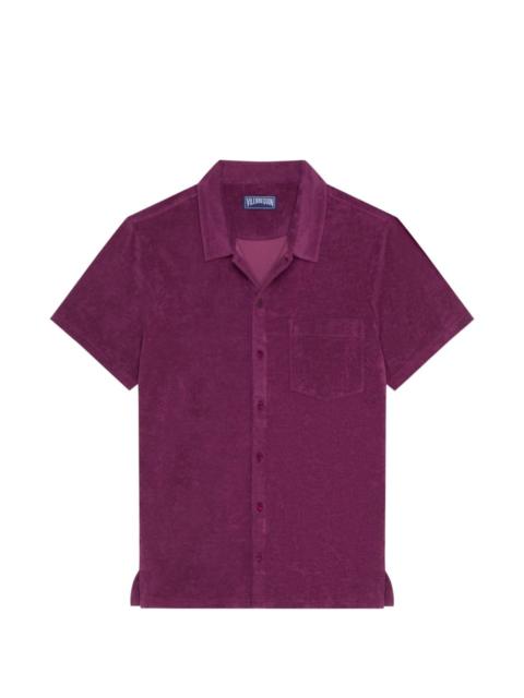 Vilebrequin turtle-embroidered shirt