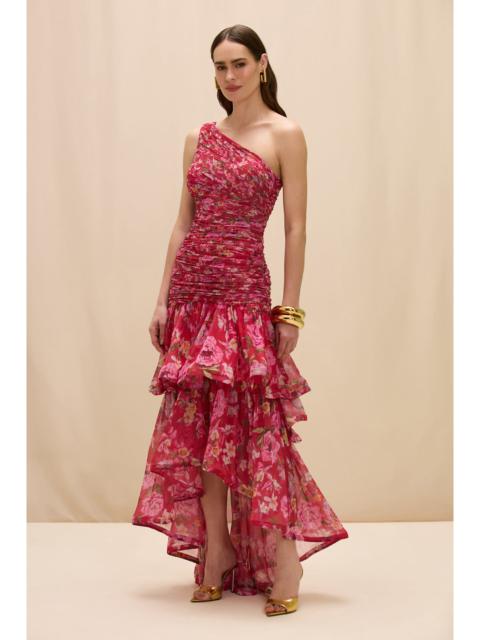 PatBO PEONY ASYMMETRICAL MAXI DRESS (RUNWAY)