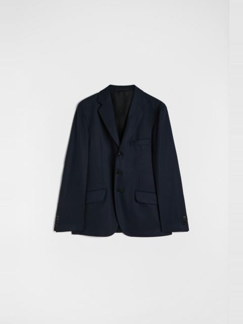 Jil Sander Wool Flannel Tailored Jacket