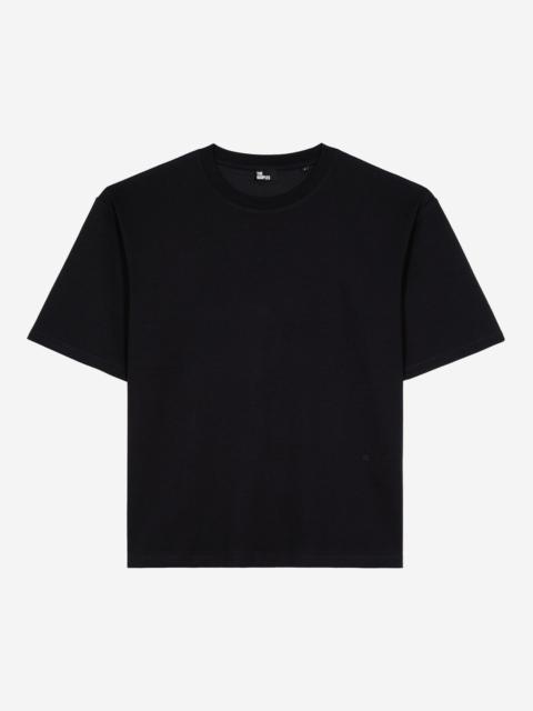The Kooples MIXED LARGE PLAIN NAVY BLUE T-SHIRT