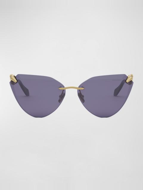BVLGARI Serpenti Viper Cat-Eye Sunglasses