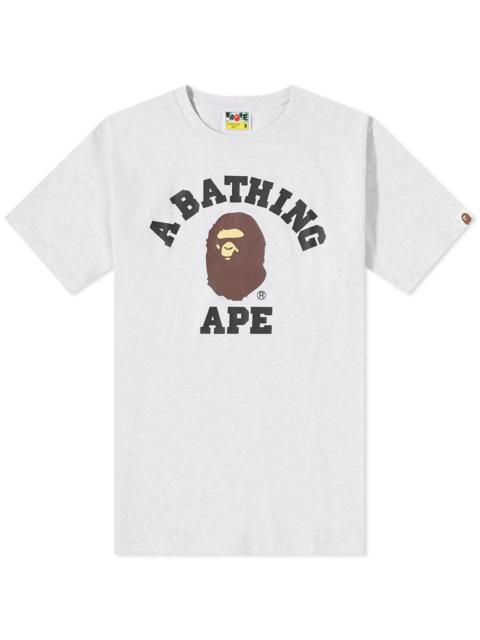 A BATHING APE® A Bathing Ape College Tee