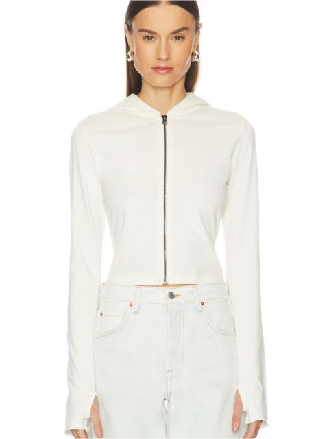 GRLFRND Shrunken Zip Hoodie