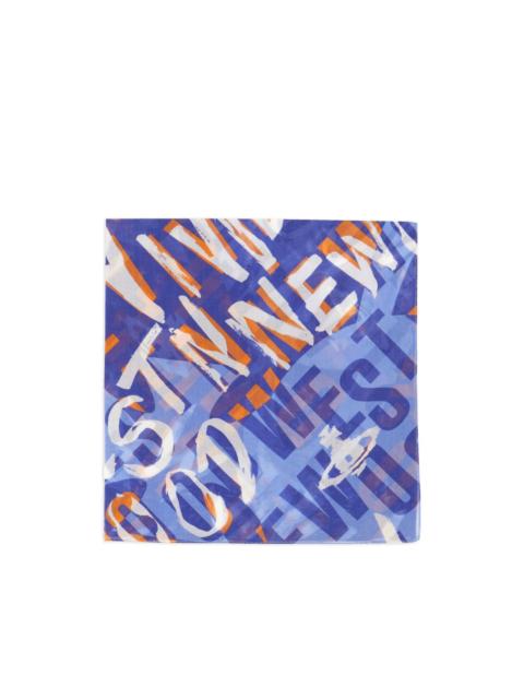 Vivienne Westwood Logomania Orb handkerchief