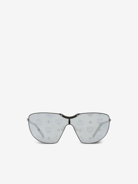 MCM Monogram-print shield-frame sunglasses