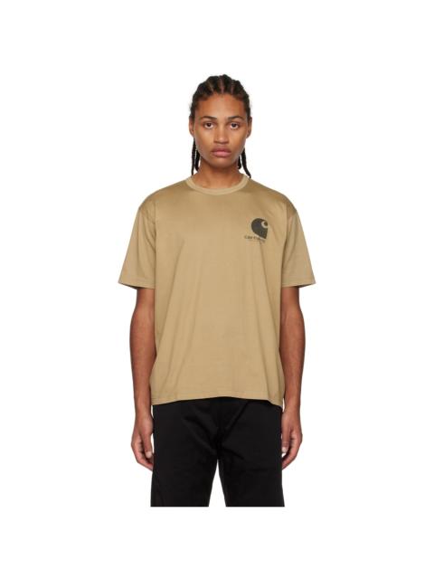 Junya Watanabe MAN Tan Comme des Garçons & Carhartt Work in Progress Edition T-Shirt
