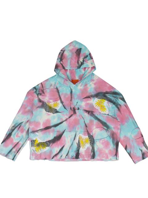 WHO DECIDES WAR MELDED THERMAL PULLOVER HOODIE "BLACK" 1110010002EX
