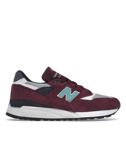 New Balance 998 Burgundy Chalk