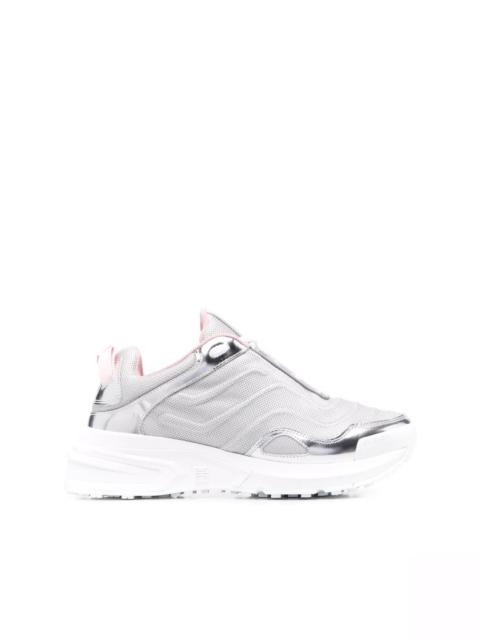Givenchy metallic-effect leather sneakers