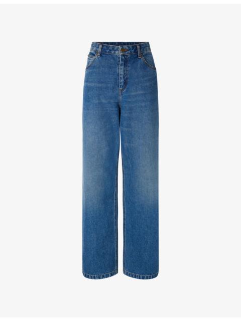 soeur Calvin Straight-Leg Denim Jeans