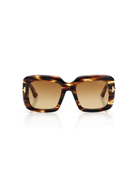 TOM FORD ICON SQUARE SUNGLASSES