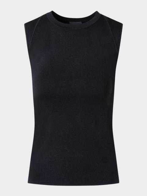 AKRIS Fitted Crewneck Top