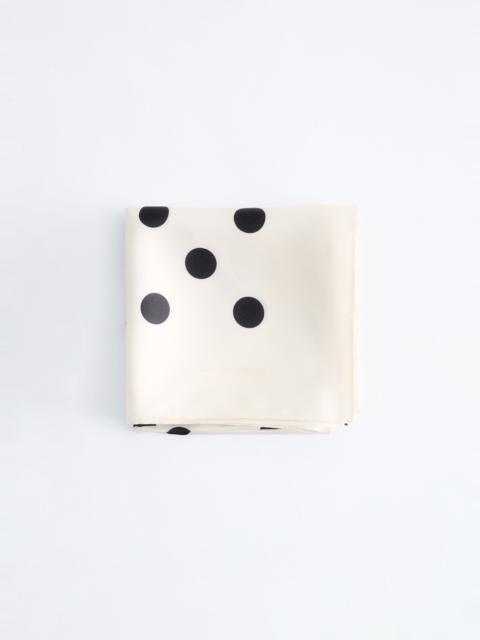 & Other Stories Polkadot Print Scarf