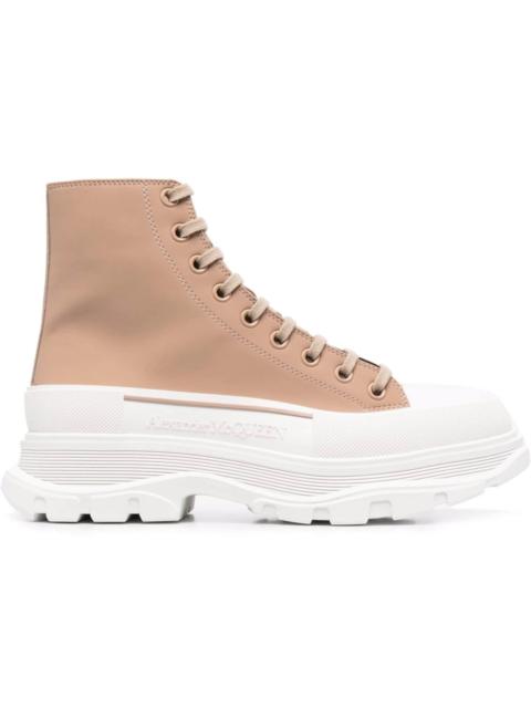 Alexander McQueen Alexander McQueen Tread Slick Boot Beige White (Women's)