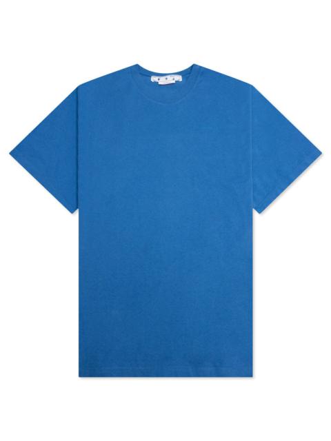 OFF-WHITE C/O VIRGIL ABLOH DIAG TAB OVER S/S TEE - PEACOCK