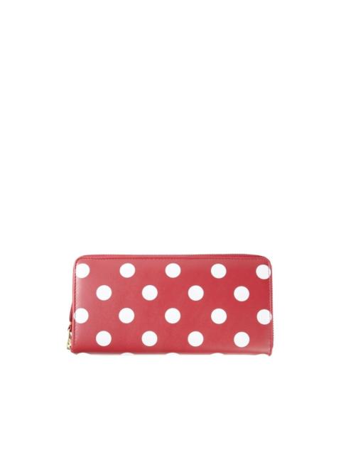 Comme Des Garçons polka-dot long wallet