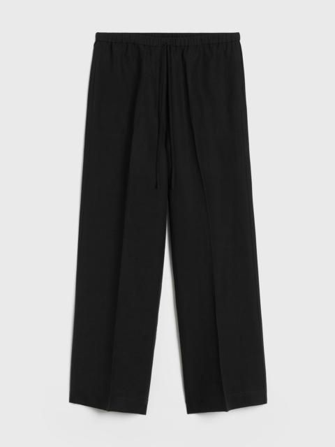 TOTEME Fluid drawstring trousers black