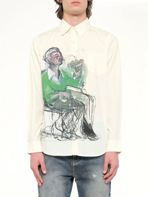 KidSuper Technicolor Dreams Button up Shirt in White