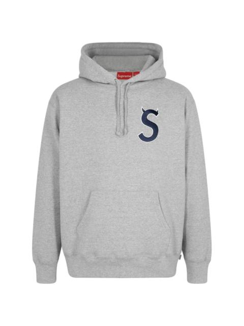 S logo drawstring hoodie