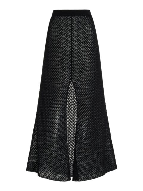 The Garment Tanzania Cotton Maxi Skirt black
