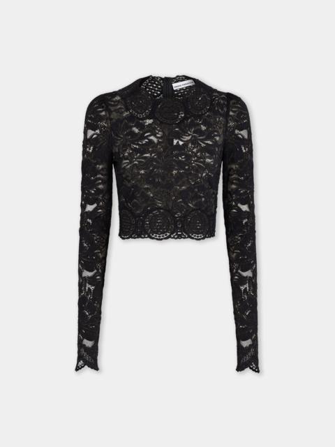 rabanne LACE TOP