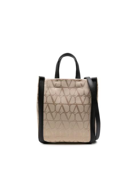 Valentino VLogo jacquard tote bag