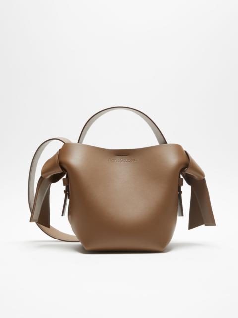 Acne Studios Musubi mini shoulder bag - Camel brown
