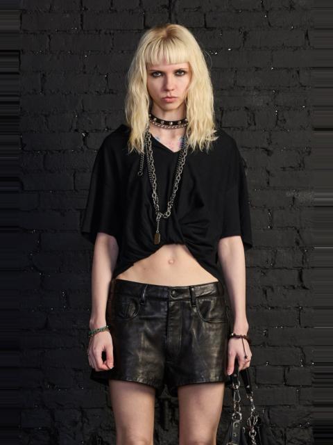 R13 TWISTED FRONT T