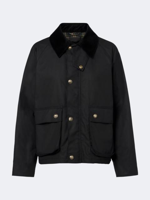 NILI LOTAN Brinley corduroy-trimmed cotton jacket
