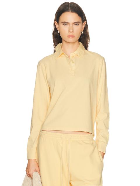 LESET Margo Long Sleeve Polo