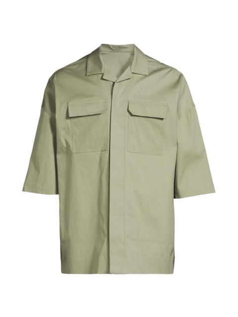 Rick Owens Men's Camicia Tommy Shirt - Celadon