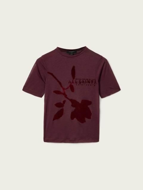 ALLSAINTS ATHEA GRAPHIC SHEER T-SHIRT