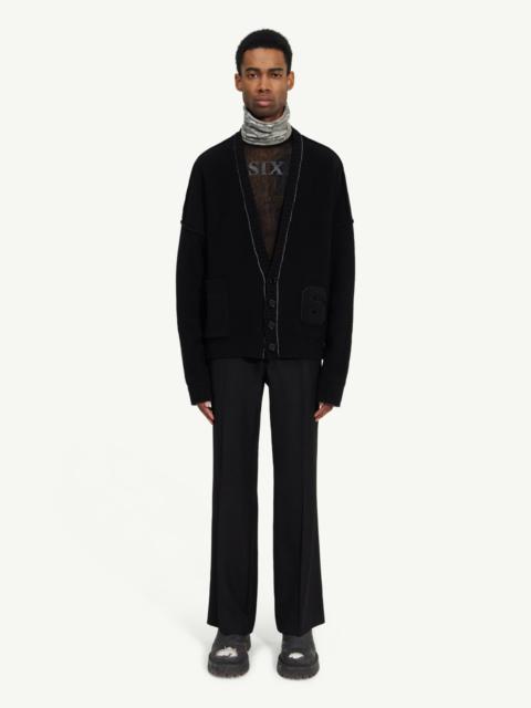 MM6 Maison Margiela Logo cardigan