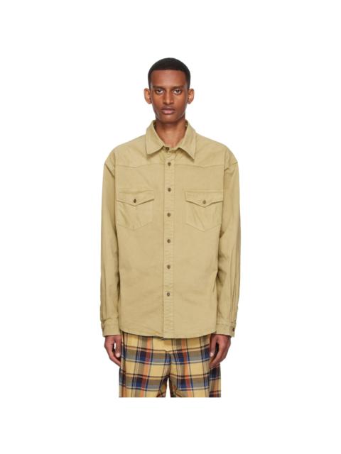 Khaki Cotton Shirt