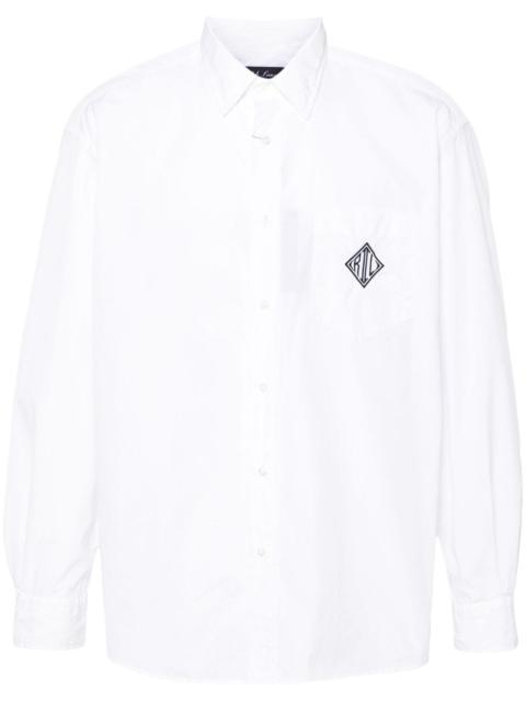 Ralph Lauren 로고 인쇄 면 셔츠