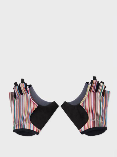 Paul Smith 'Signature Stripe' Cycling Gloves