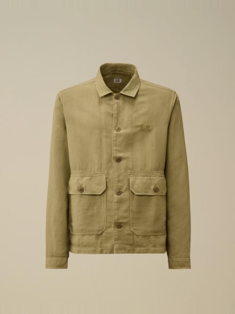 C.P. Company Broken Twill Button Overshirt