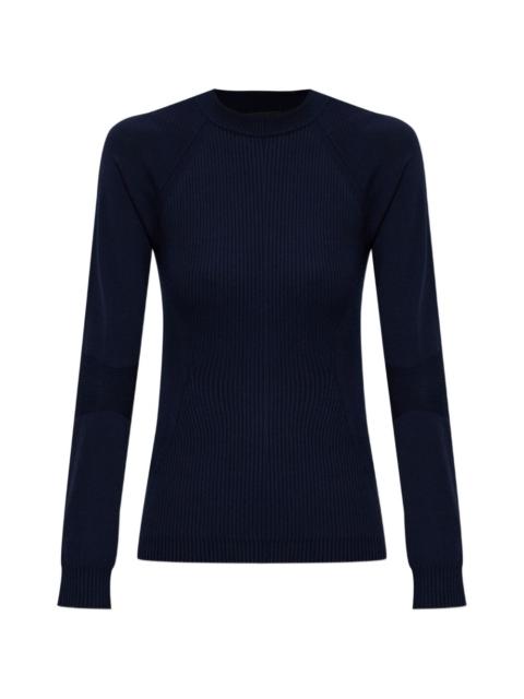 Moncler Grenoble logo ribbed top