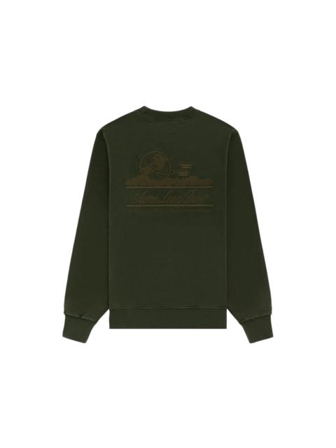 AIMÉ LEON DORE Aime Leon Dore Tonal Unisphere Crewneck Sweatshirt Green
