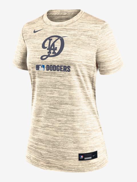 Nike Los Angeles Dodgers Authentic Collection City Connect Velocity Women's Nike Dri-FIT MLB T-Shirt