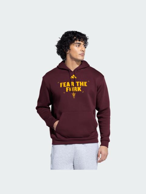 adidas Arizona State Sun Devils Mens Fleece Hooded Sweatshirt