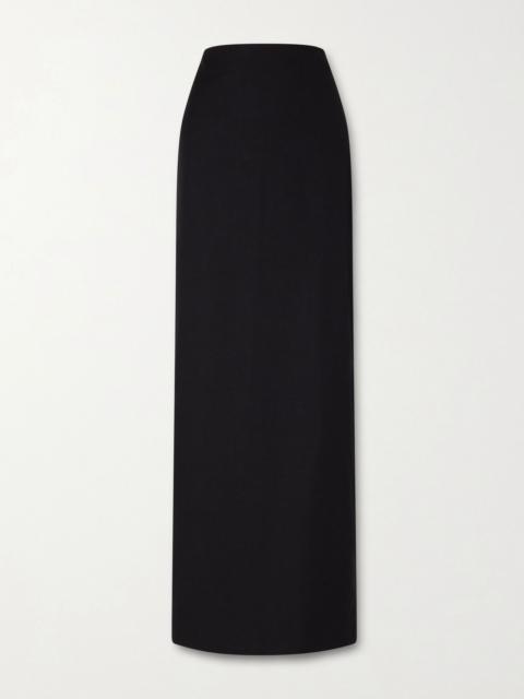 The Row Bartelle wool maxi skirt Black