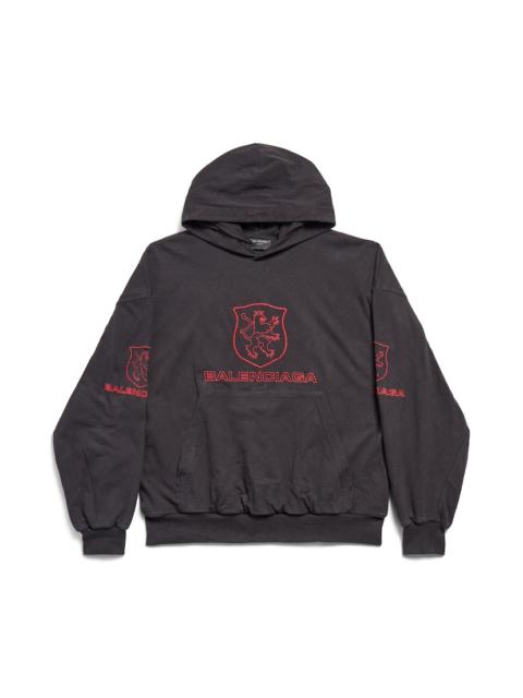 【国内発送★BALENCIAGA】PARIS SOCCER ジップアップ HOODIE Balenciaga Paris Soccer Zip-up Hoodie Medium Fit 'Black