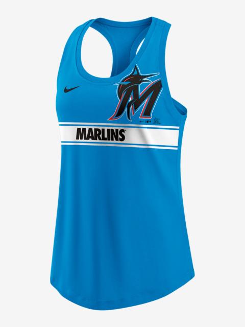 Nike Miami Marlins Logo Women's Nike Dri-FIT MLB Racerback Tank Top