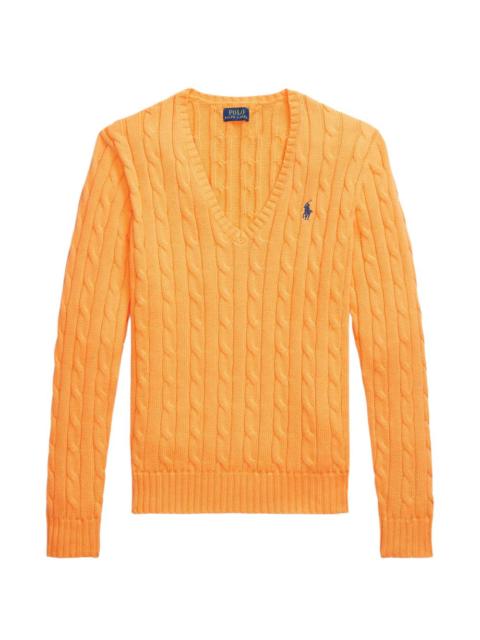 Polo Ralph Lauren cable-knit V-neck sweater