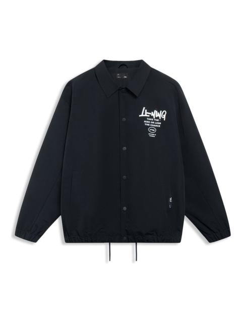 Li-Ning Graphic Coach Jacket 'Black' AJDT499-1