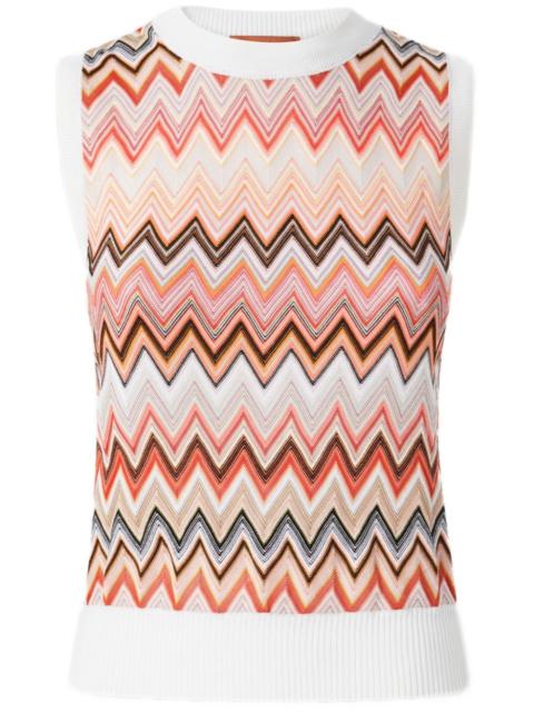 Missoni zigzag-pattern tank top